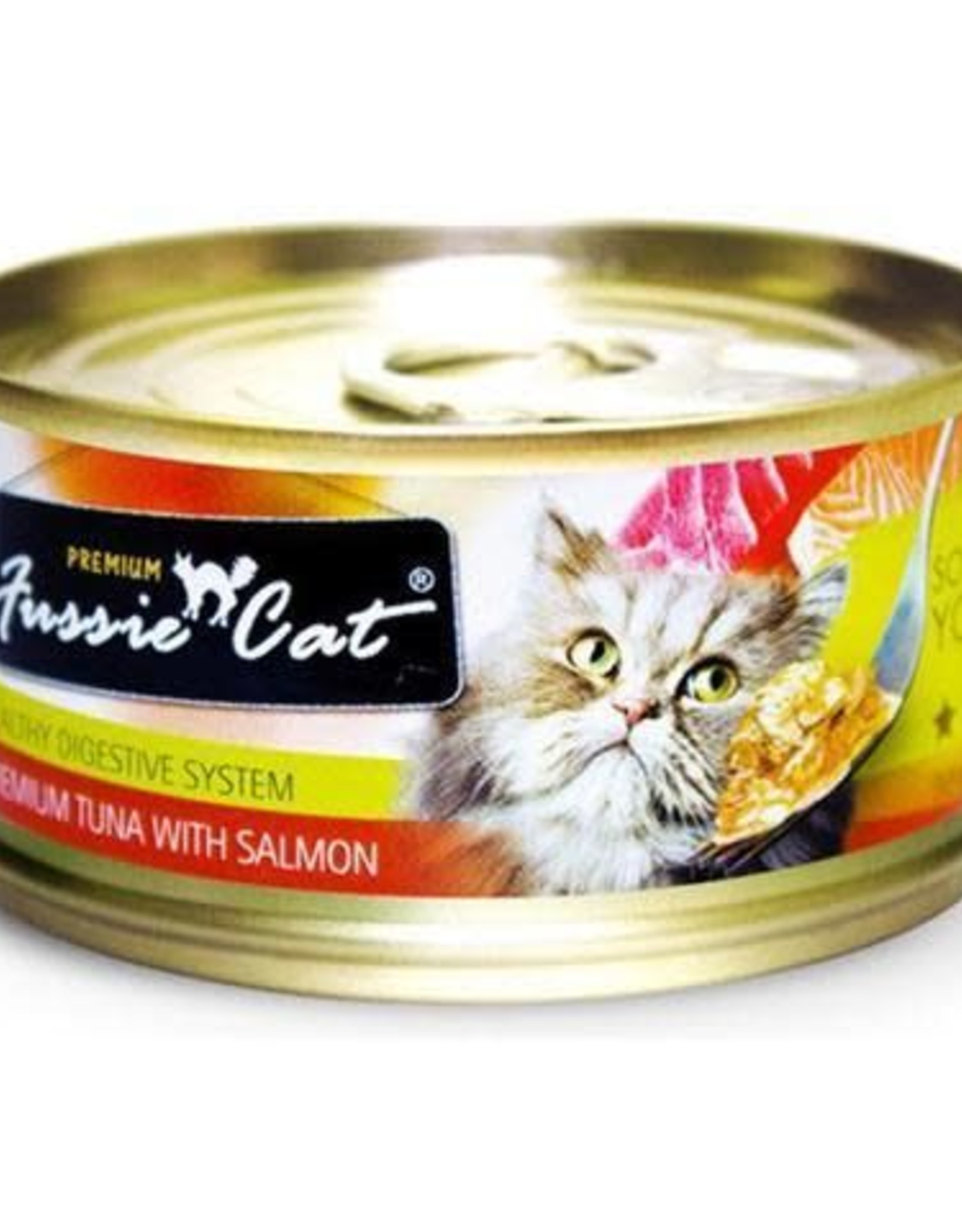 Fussie Cat Fussie Cat Premium Tuna With Salmon Formula In Aspic 2.82 oz