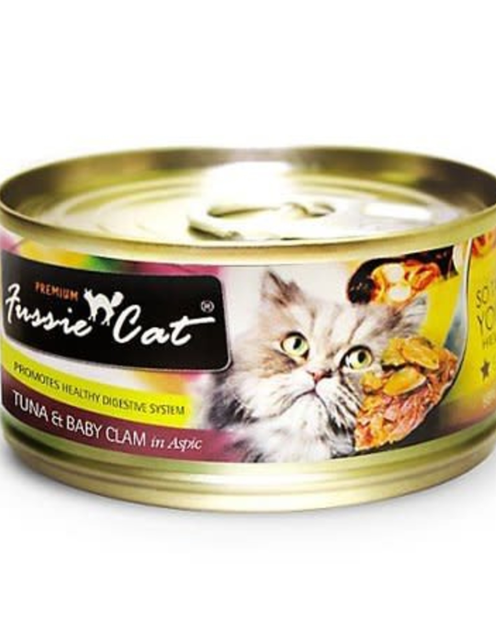 Fussie Cat Fussie Cat Premium Tuna With Clams Wet Cat Food  2.82 oz
