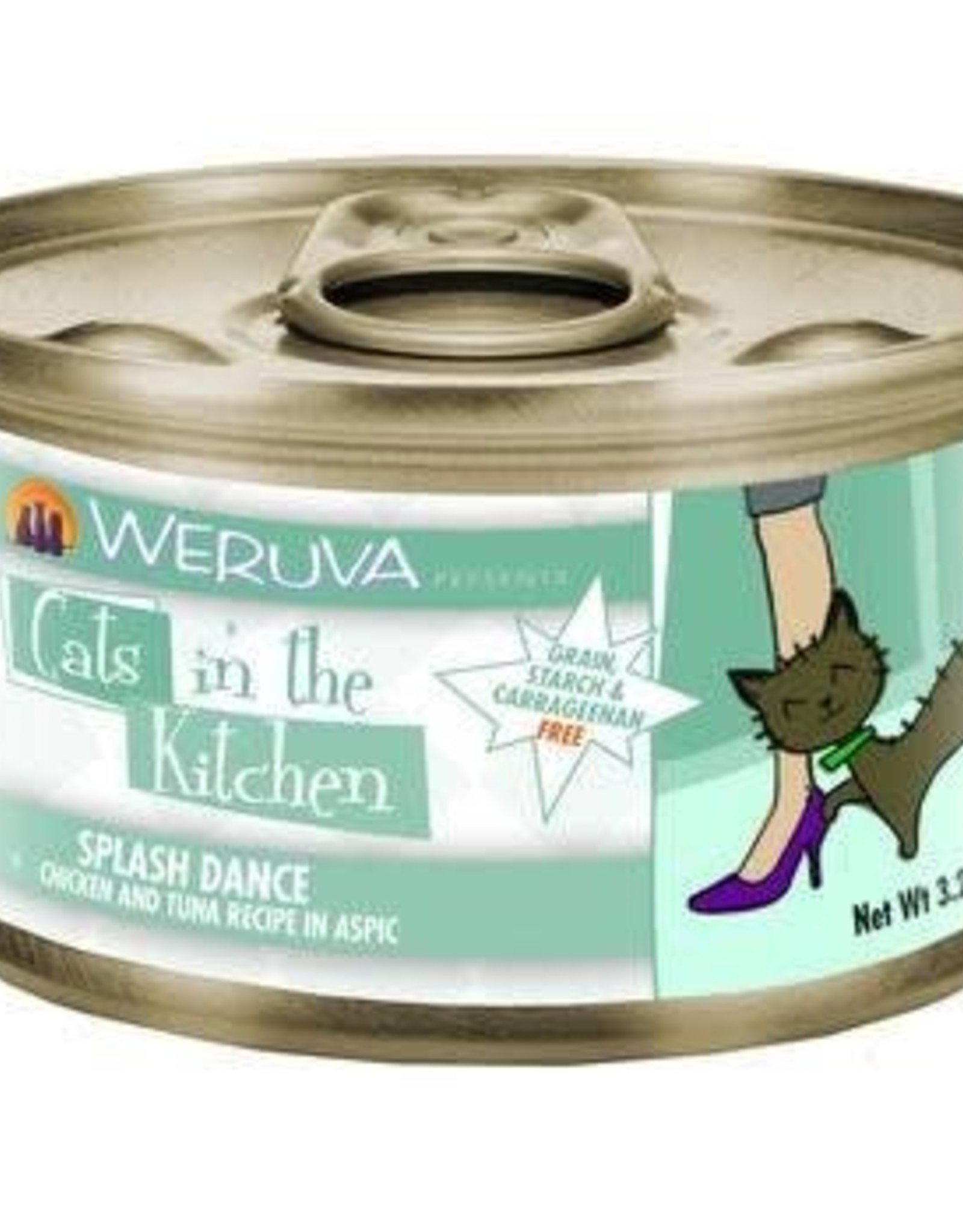 Weruva Weruva Cats in the Kitchen Splash Dance with Chicken Ocean Fish  Wet Cat food 3.2 oz