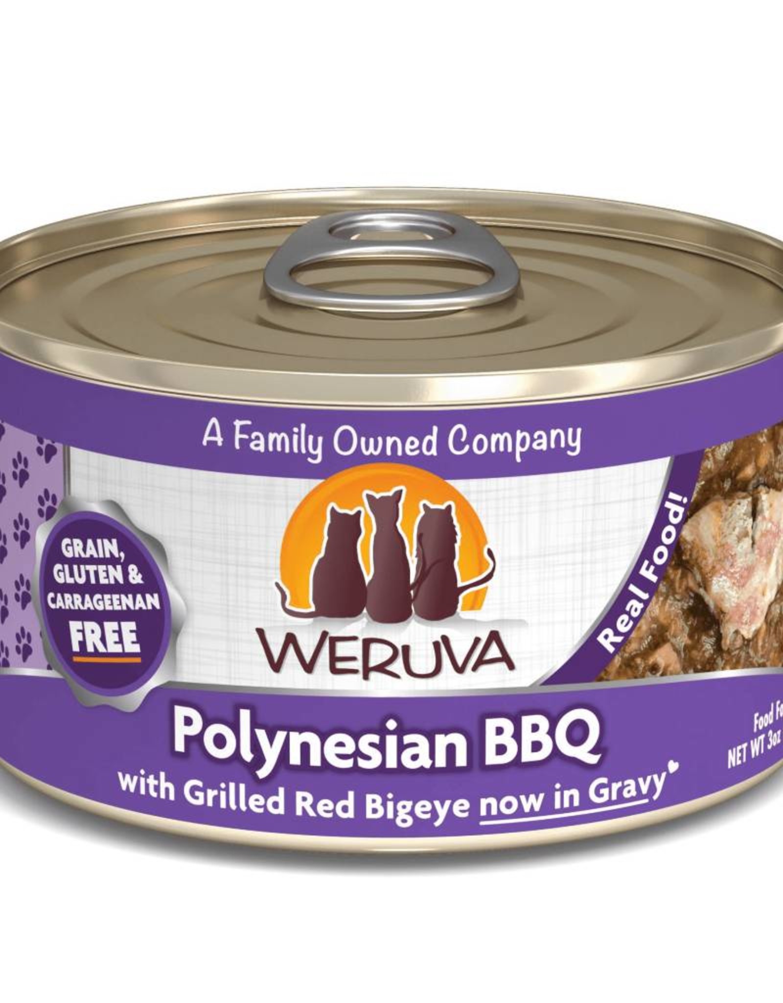 Weruva Weruva Polynesian BBQ with Grilled Red Big Eye Canned Cat Food 3 oz