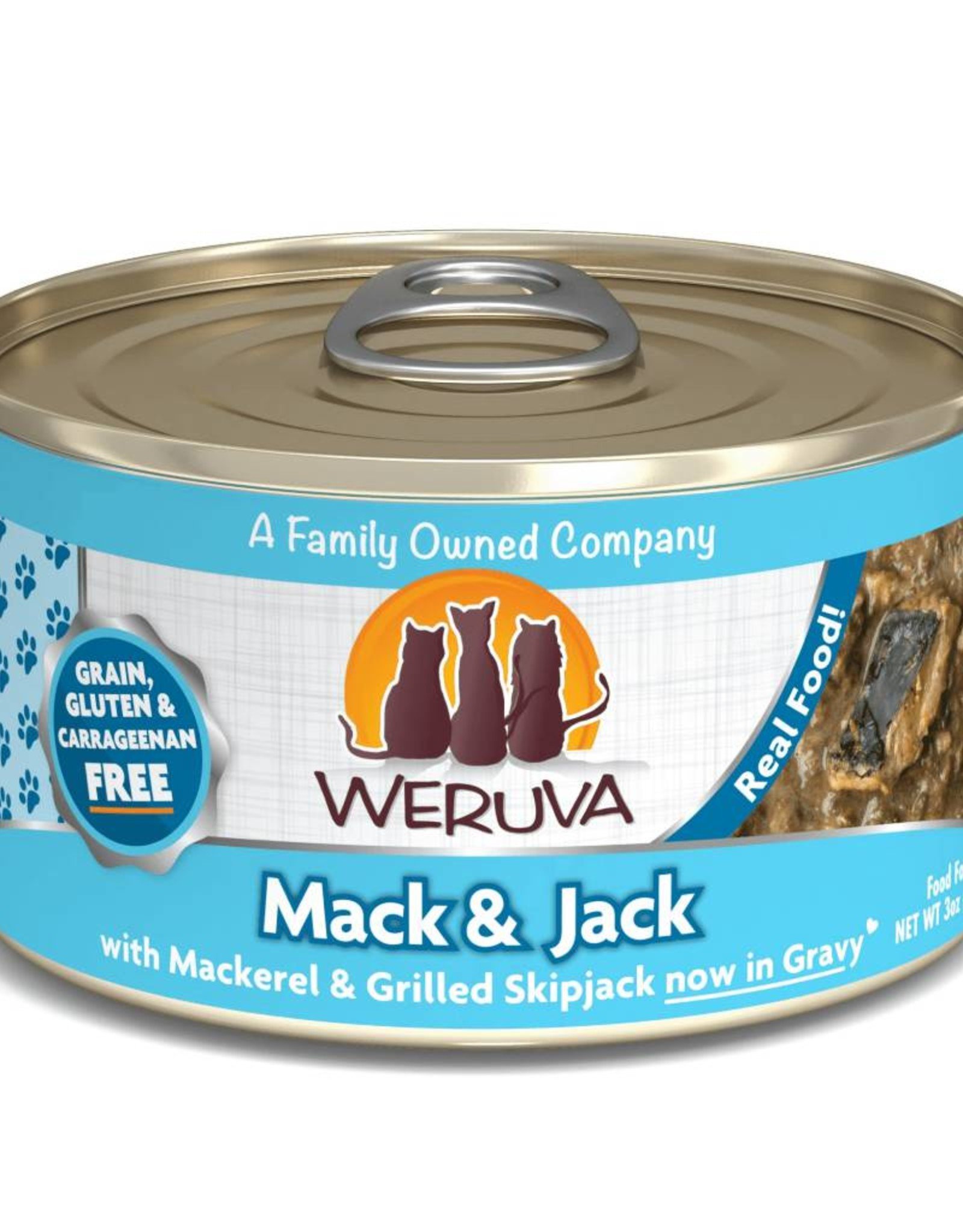 Weruva Weruva Classic Seafood Grain Free Cat Canned Food Mack and Jack 3 oz