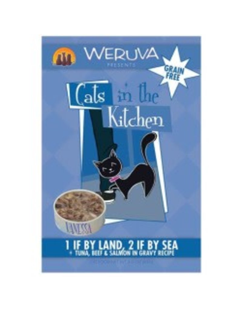 Weruva Weruva Cats in the Kitchen 1 If By Land, 2 If By Sea Food Pouches- 3 oz