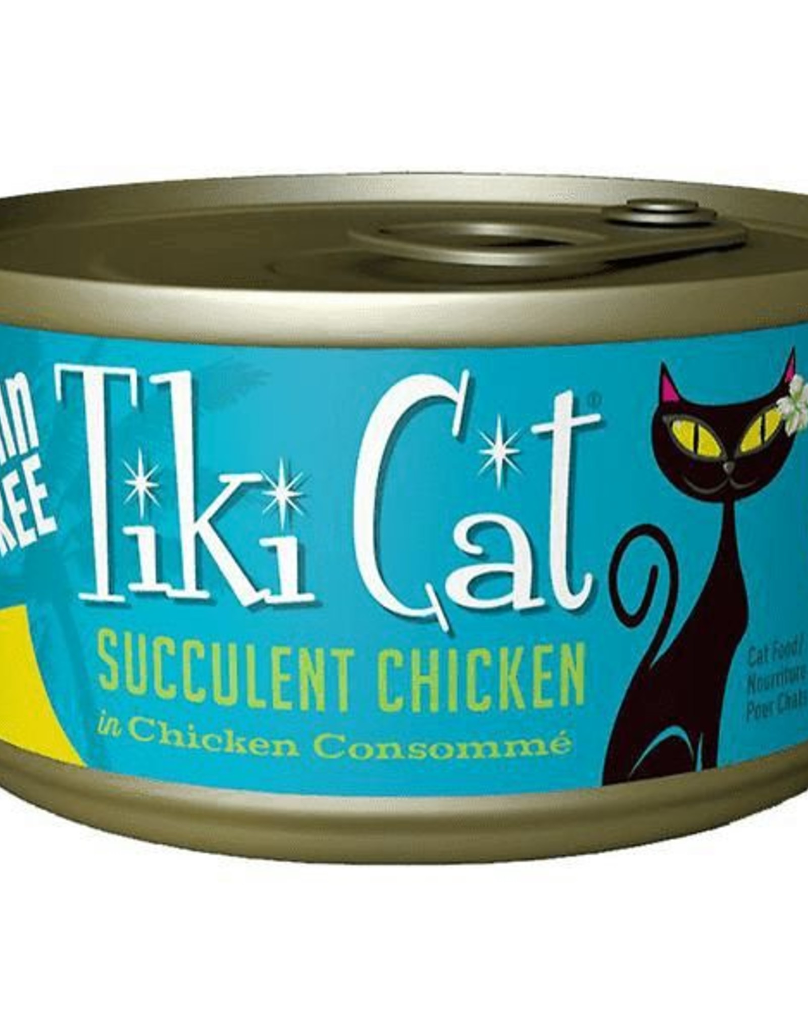 Tiki Cat Tiki Pets Tiki Puka Luau Succulent Chicken Canned Cat Food  12/2.8 oz