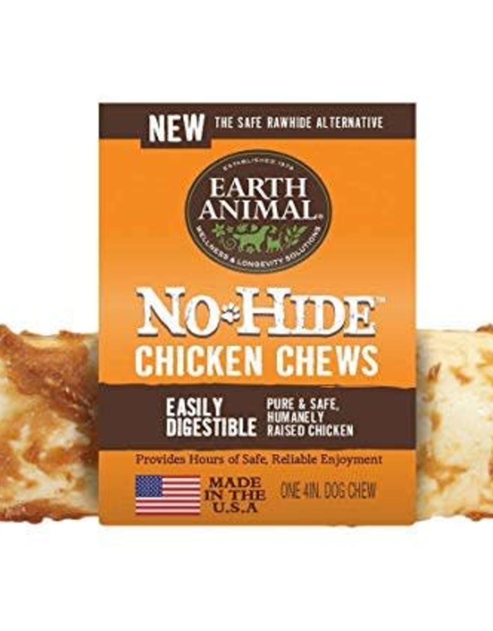 Earth Animal Earth Animal No-Hide Chicken Chews Dog Treats - 4"