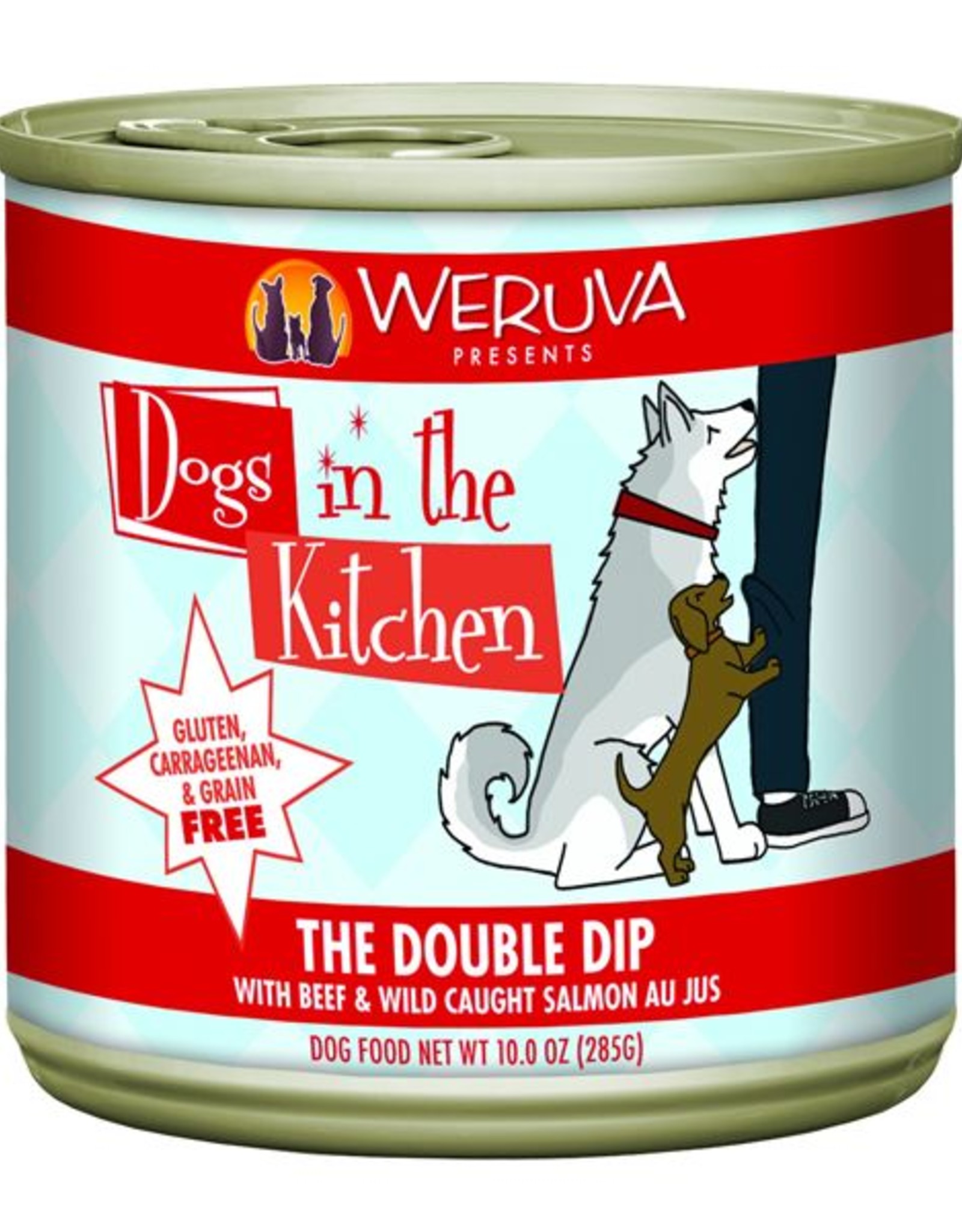 Weruva Weruva Dogs in The Kitchen The Double Dip with Beef & Wild-Caught Salmon Dog 10 oz
