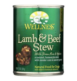 Wellness Wellness Lamb & Beef Stew with Brown Rice & Apples Canned Dog Food- 12.5 OZ.
