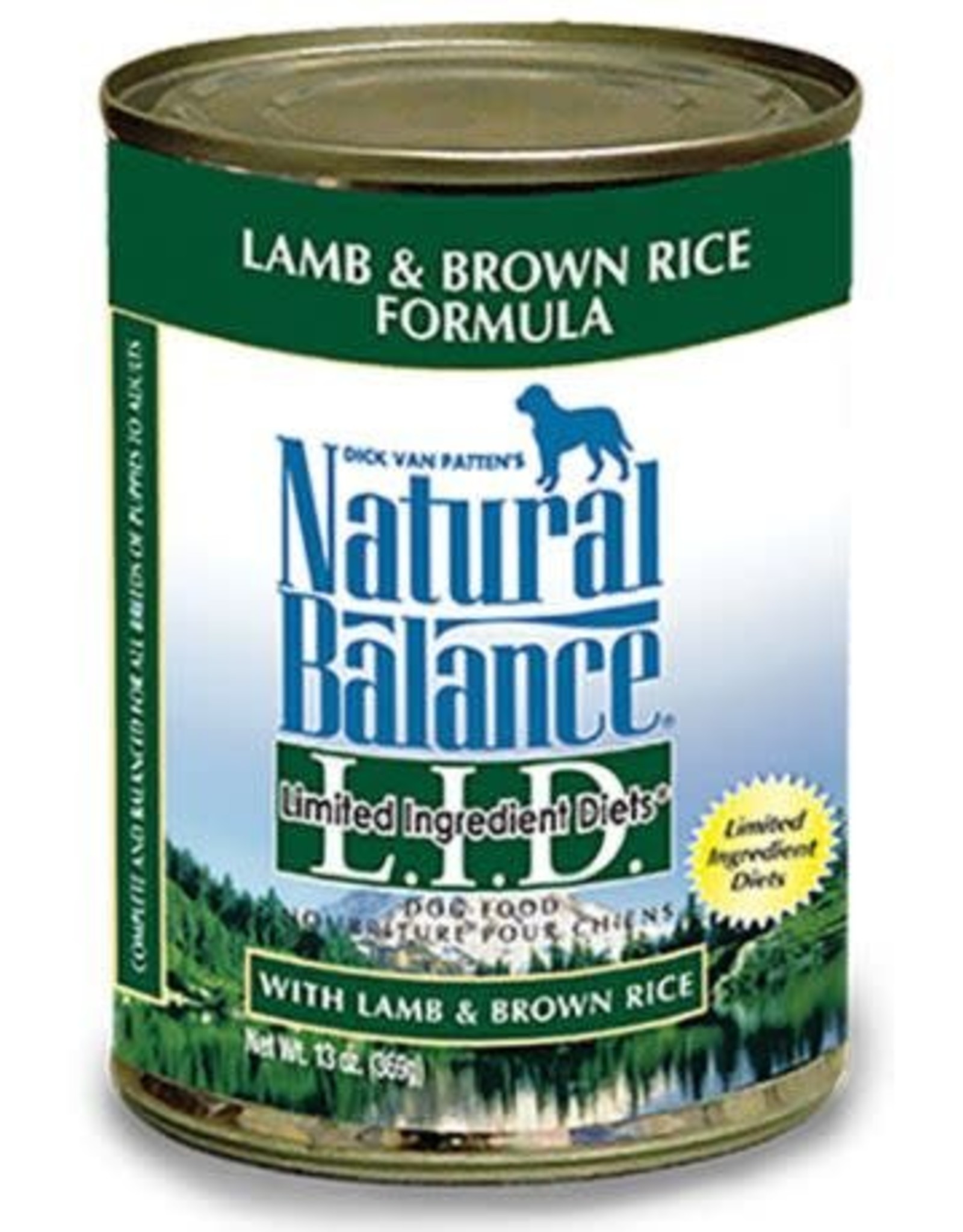Natural Balance Natural Balance Limited Ingredient Lamb & Brown Rice Canned Dog Food. 13 oz.