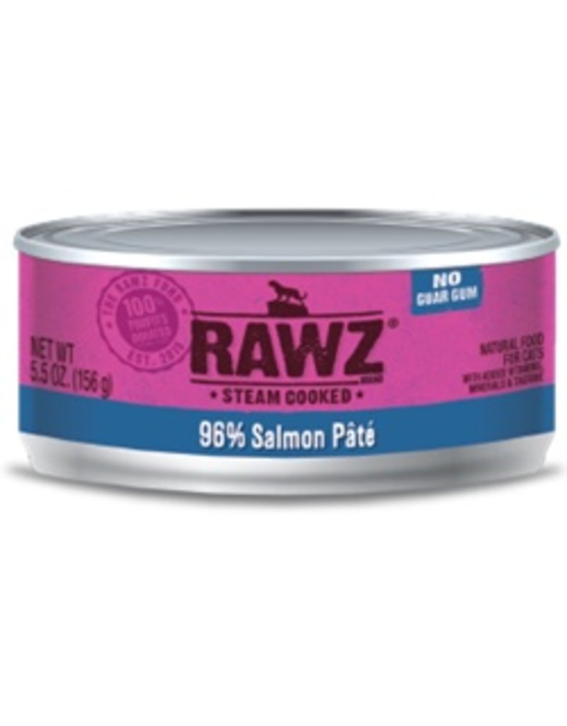 Rawz RAWZ 96% Meat Salmon Pate Wet Cat Food 5.5 oz