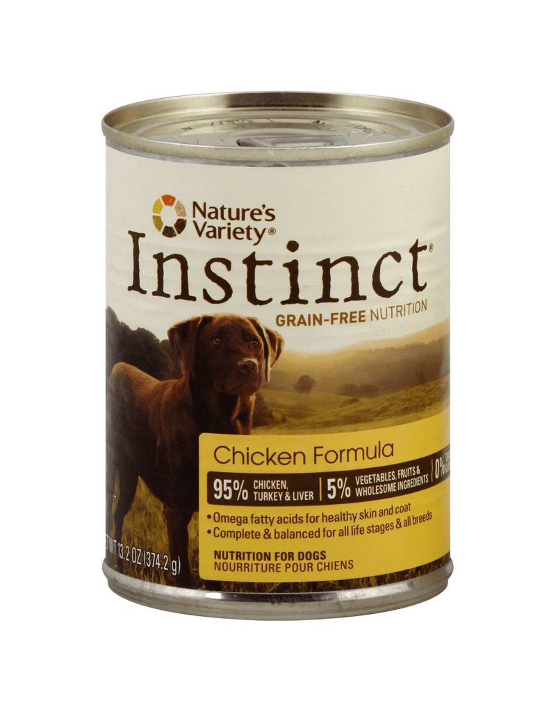 Nature's Variety Nature's Variety Instinct Chicken Grain Free Canned Dog Food- 13.2 oz.