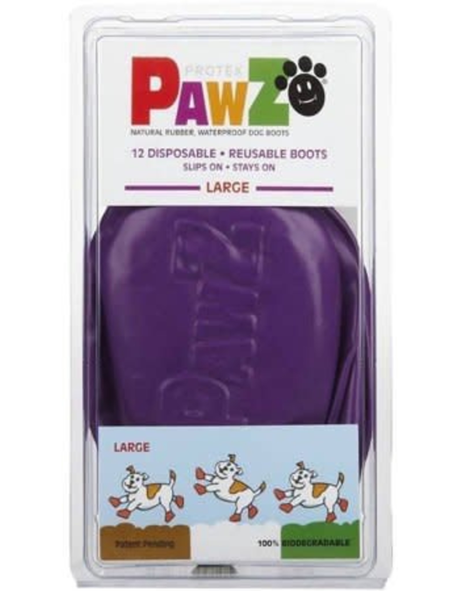 Pawz Boots PAWZ DOG BOOTS LARGE PURPLE