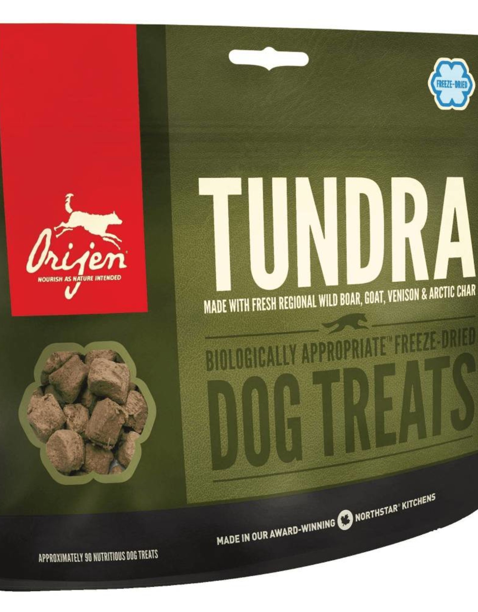 Orijen Orijen Tundra Freeze-Dried Dog Treats- 3.25 OZ. Bag