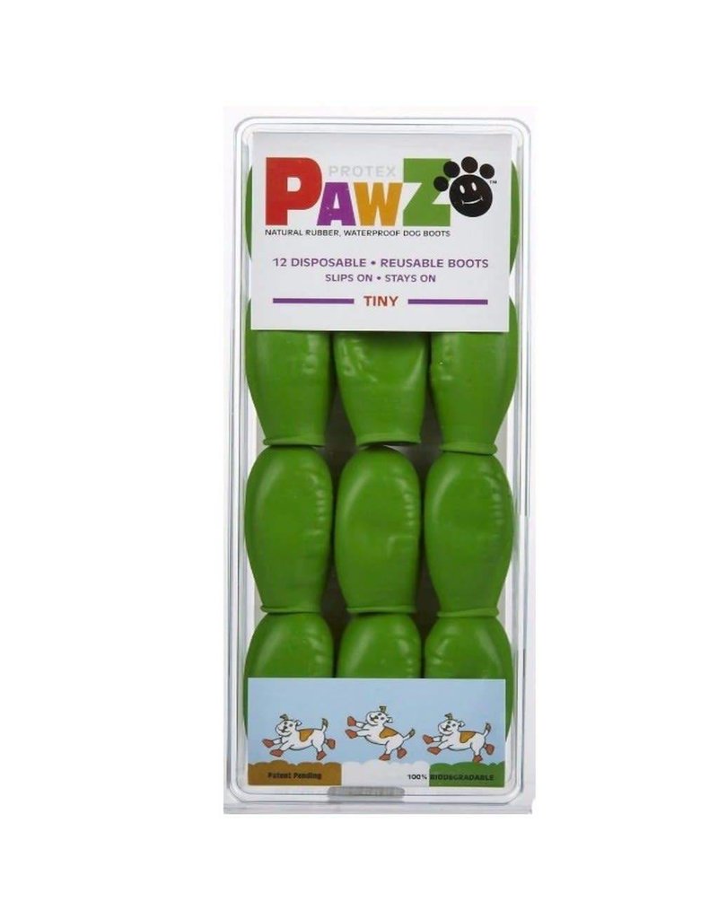 Pawz Boots Pawz Natural Rubber Waterproof Dog Boots, 12 Pack xxs
