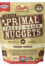 Primal Primal Venison Nuggets Grain-Free Raw Freeze-Dried Cat Food