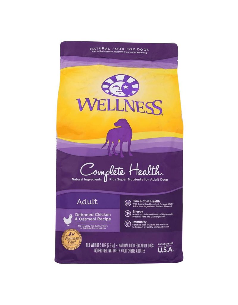 Wellness Wellness Complete Health Adult Deboned Chicken & Oatmeal Recipe Dry Dog Food- 5 LB