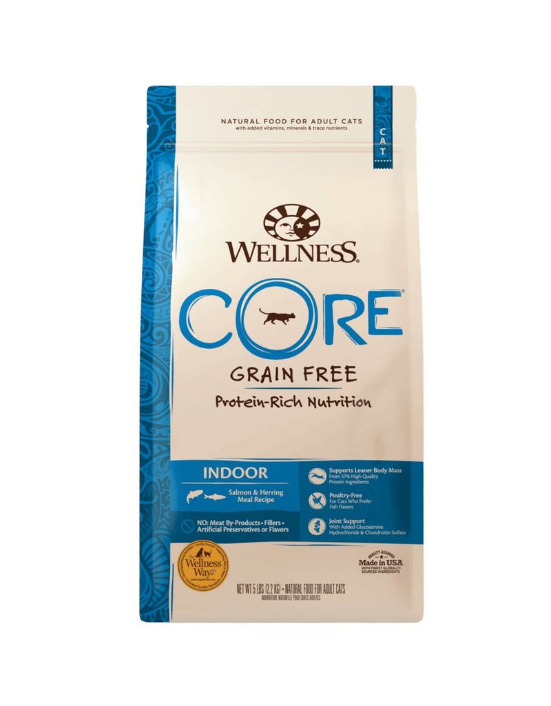 Wellness Wellness CORE Grain-Free Indoor Salmon & Herring Meal Recipe Dry Cat Food 5 lb