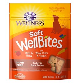 Wellness Wellness WellBites Turkey & Duck Recipe Soft & Chewy Dog Treats 6 oz