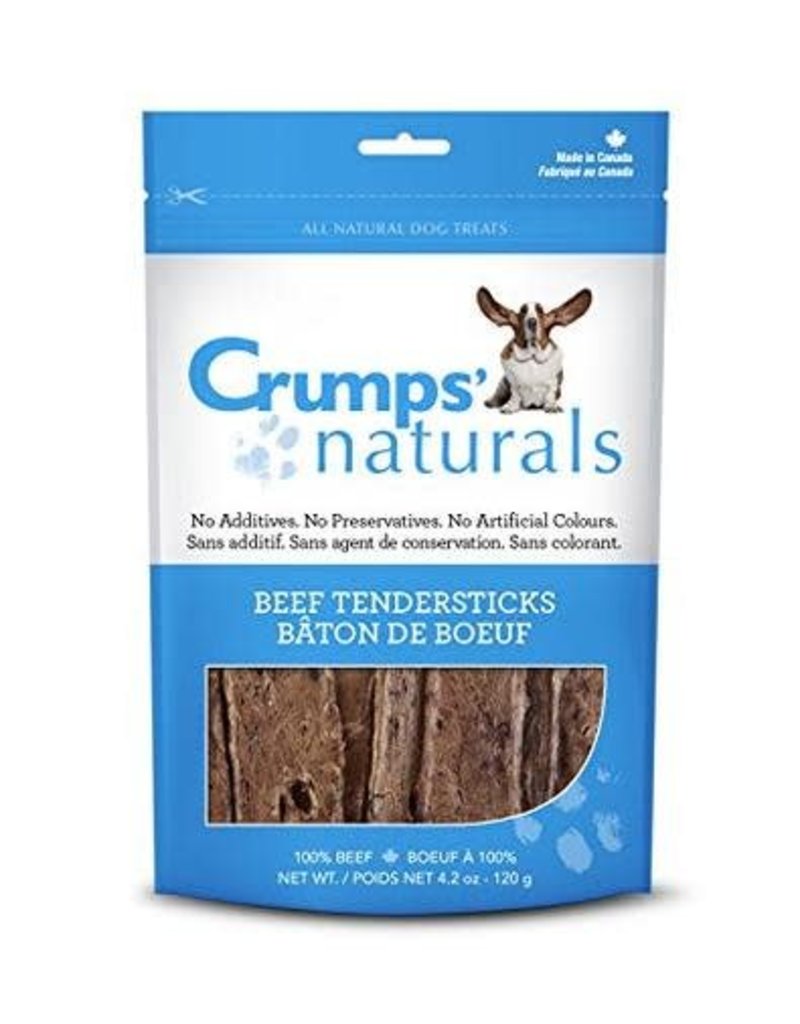Crump Naturals Crumps  Naturals Tender Sticks Beef Dry Dog Treats- 1.9 oz. Bag