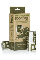 Earth Rated Earth Rated PoopBags Unscented Vegetable-Based Compostable Bags Refill Pack, 60 count for Dogs