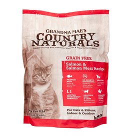Grandma Maes Country Naturals Grandma Mae's Country Naturals Grain-Free Salmon Meal Recipe Dry Cat Food- 3 Lb.