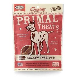 Primal Primal Chicken Shredders Dry Roasted Dog Treats 4 oz