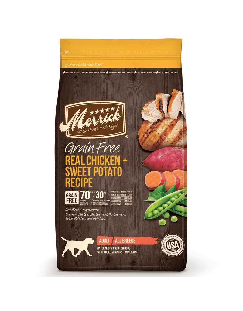 Merrick Merrick Grain-Free Real Chicken + Sweet Potato Recipe Dry Dog Food- 4 lb.