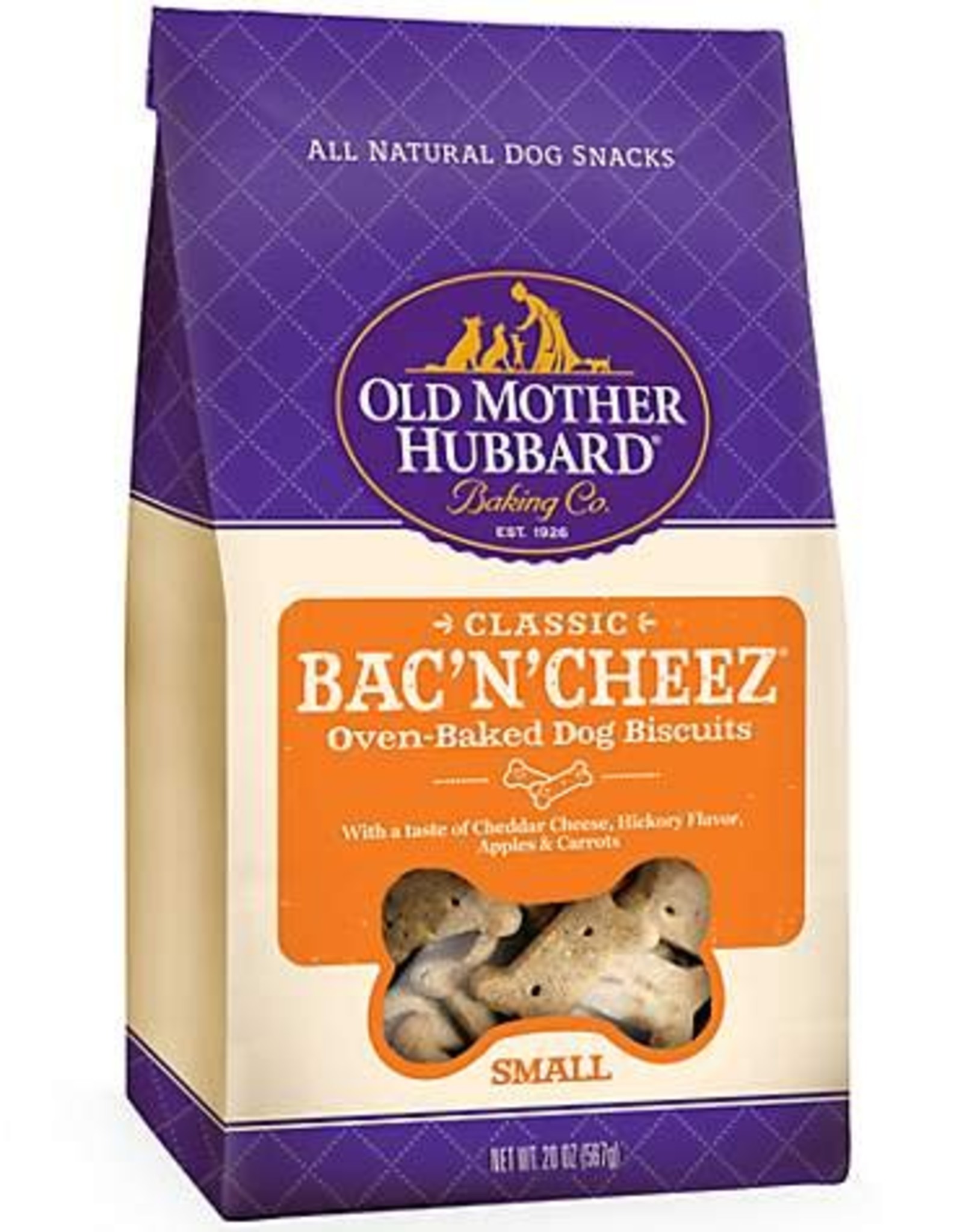Old Mother Hubbard Old Mother Hubbard Classic Bac'N'Cheez Biscuits Baked Dog Treats- 20 OZ.