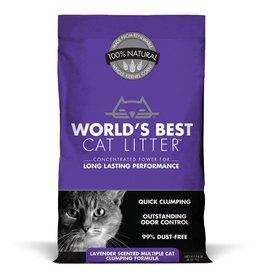 Worlds Best Cat Litter World's Best Cat Litter Lavender Scented Multiple Cat Clumping Formula- 14 LB