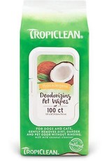 TropiClean TropiClean Hypo Allergenic Deodorizing Dogs Wipes 100 count