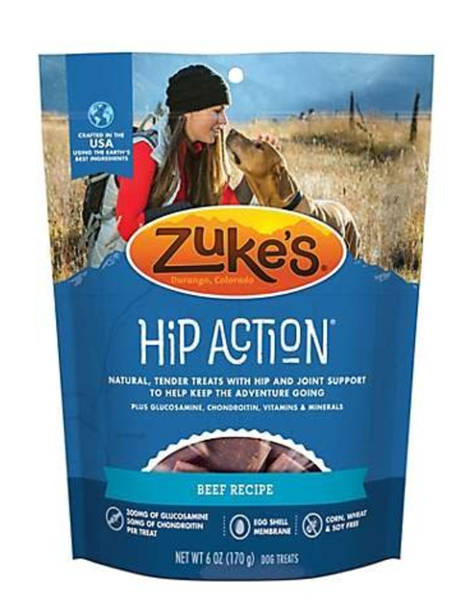 Zuke's Zuke's Hip Action Beef Recipe 6oz