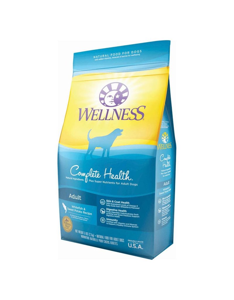 Wellness Wellness Complete Health Adult Whitefish & Sweet Potato Recipe Dry Dog Food- 5 LB.