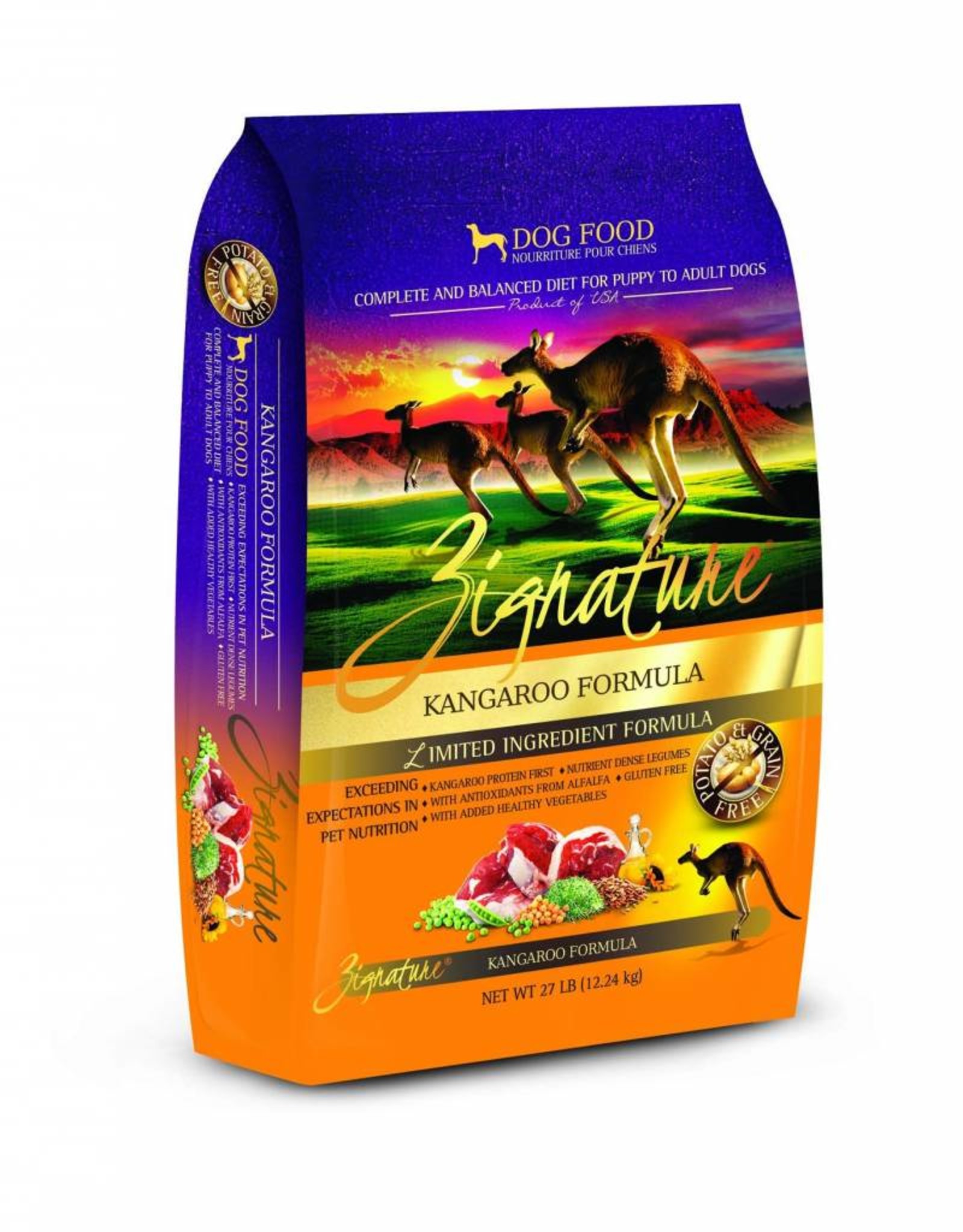 Zignature Zignature Kangaroo Limited Ingredient Formula Grain-Free Dry Dog Food