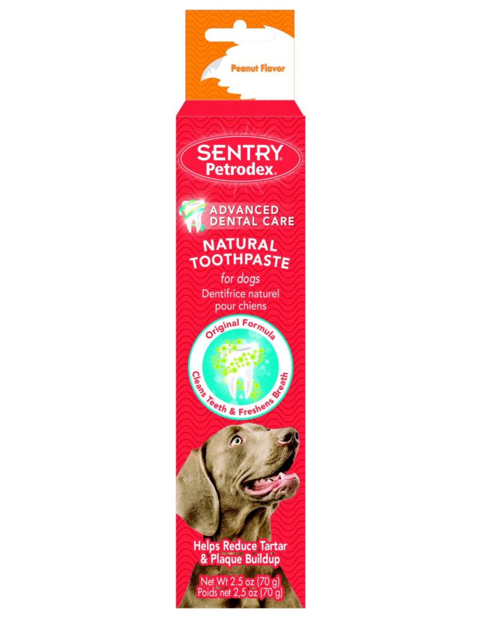 Sentry Petrodex Veterinary Strength Peanut Flavor Dog Toothpaste, 2.5-oz tube