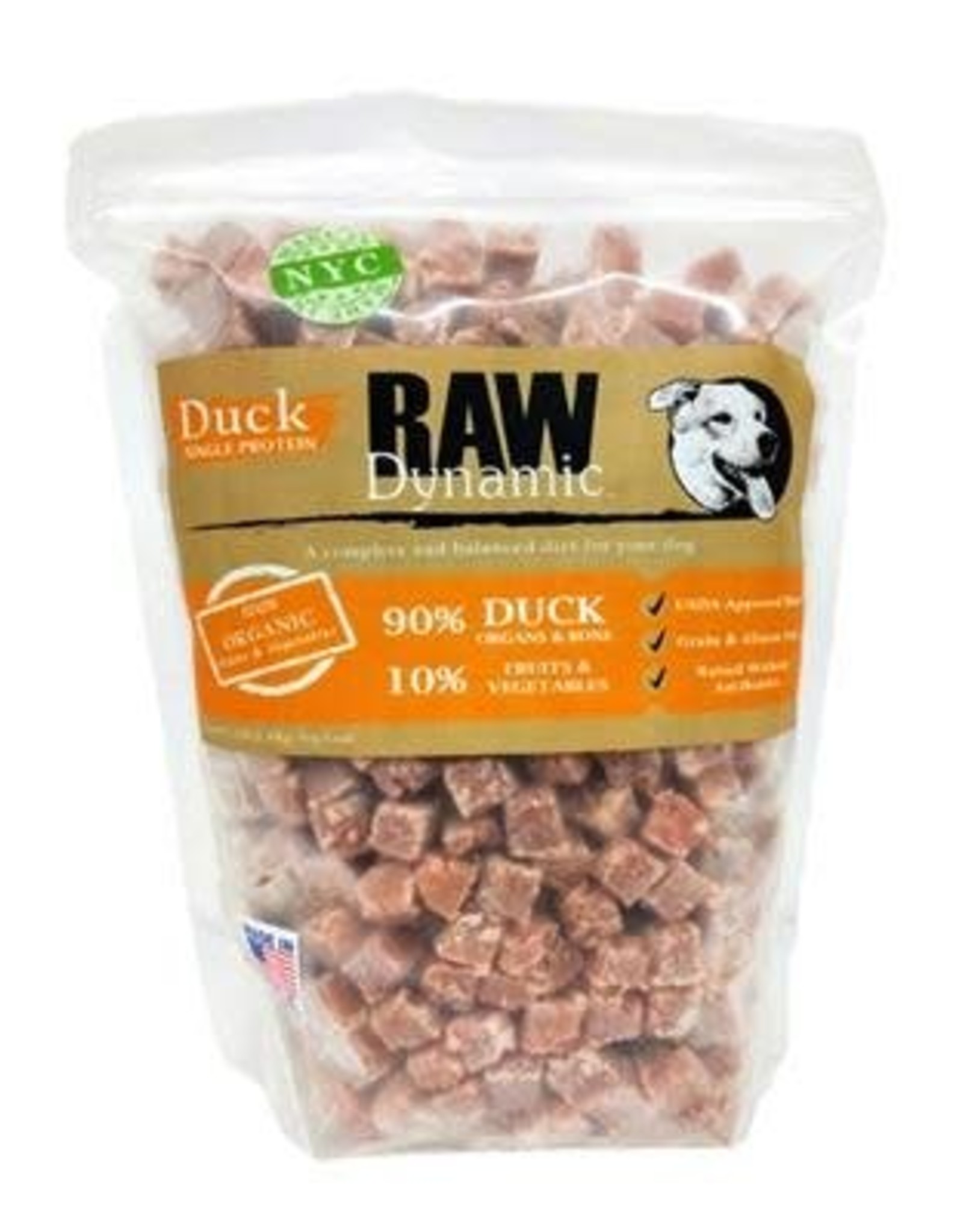 Raw Dynamic Raw Dynamic Frozen Duck Dog Food