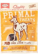 Primal Primal Pork Liver Snaps Dry Roasted Dog Treats- 4.25 oz
