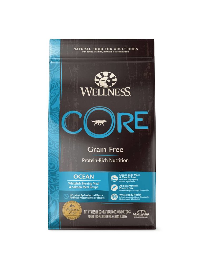 Wellness Wellness CORE Natural Grain Free Ocean Whitefish Recipe Dry Dog Food- 4 lbs.