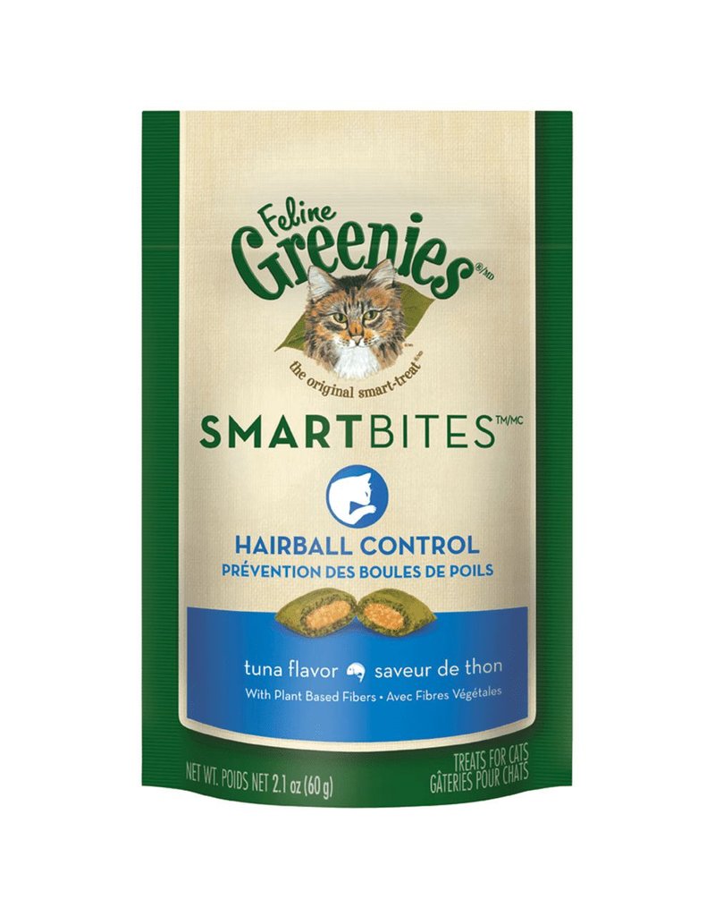 Greenies Greenies Feline SmartBites Hairball Control Tuna Flavor Cat Treats-  2.1 oz