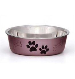Loving Pets Loving Pets Bella Bowls Pet Bowl for Dogs , Metallic Grape/ X-Large