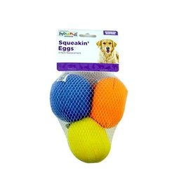 Outward Hound Outward Hound Egg Babies Replacement Eggs Dog Toy, 3 count MULTICOLORS