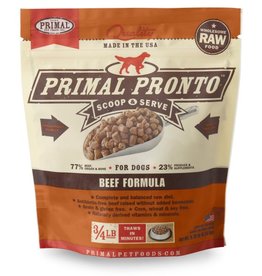 Primal Primal Pronto Raw Frozen Beef Formula for Dogs 0.75 lb. Dog food