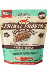 Primal Primal Pronto Raw Frozen Chicken Formula for Dogs 0.75 lb. Dog food