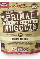 Primal Primal Venison Nuggets Grain-Free Raw Freeze Dried Cat Food 14 OZ