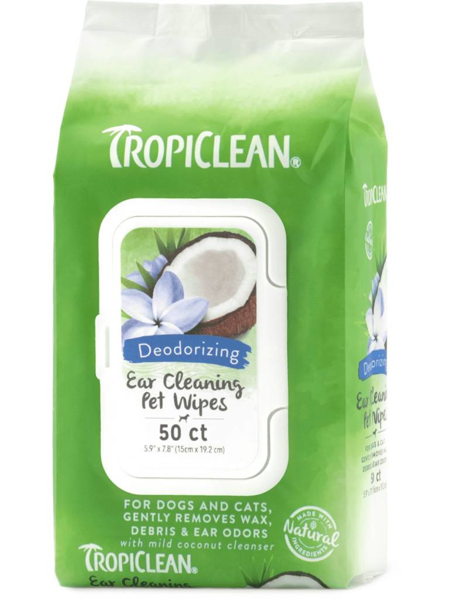 tropiclean deodorizing pet wipes