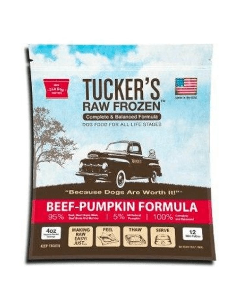 Tucker's Tucker's Raw Frozen Beef Pumpkin 3 lb. Dog Food
