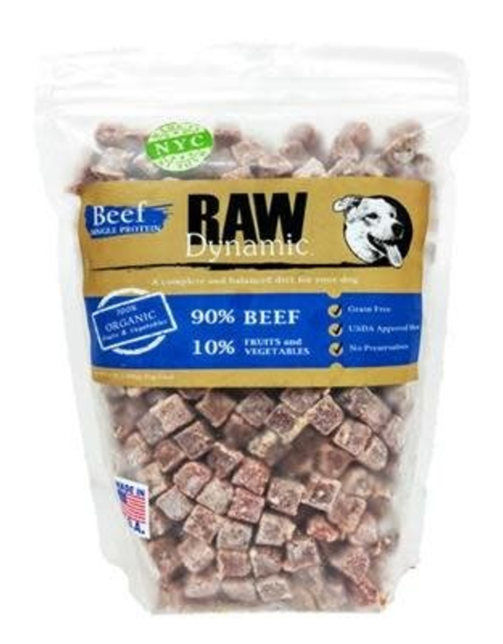 Raw Dynamic Raw Dynamic Frozen Beef Dog Food