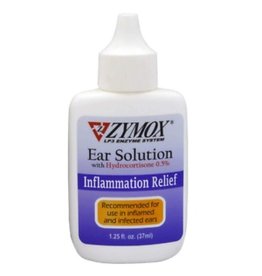 Zymox Ear Solution with .5% Hydrocortisone for Dogs 1.25 oz. bottle