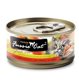 Fussie Cat Fussie Cat Premium Grain Free Tuna & Chicken Liver Canned Cat 2.82 oz