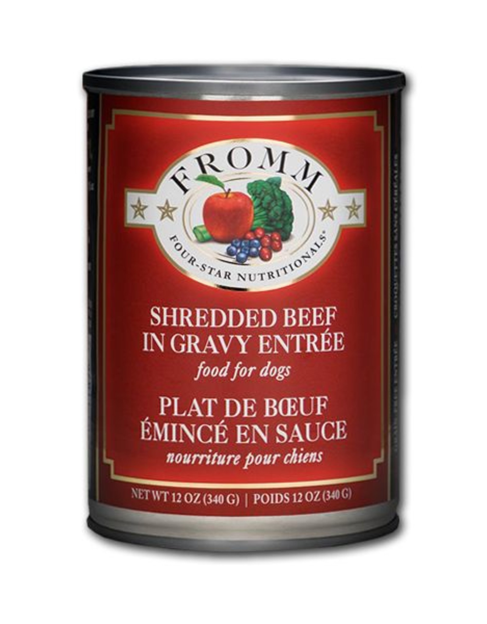 Fromm Fromm Four Star Shredded Beef in Gravy Entree Canned Dog Food
