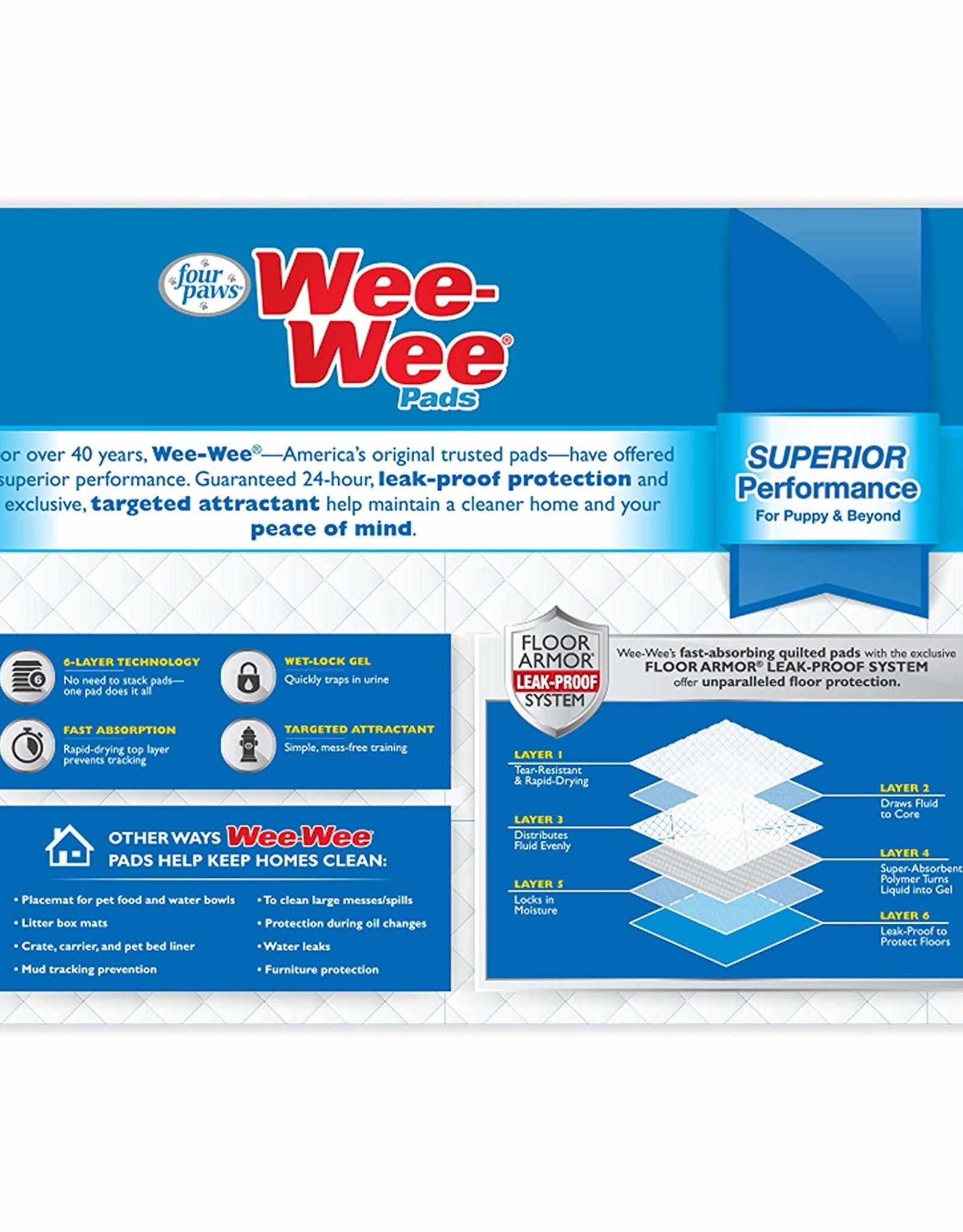 four paws wee wee pads 150