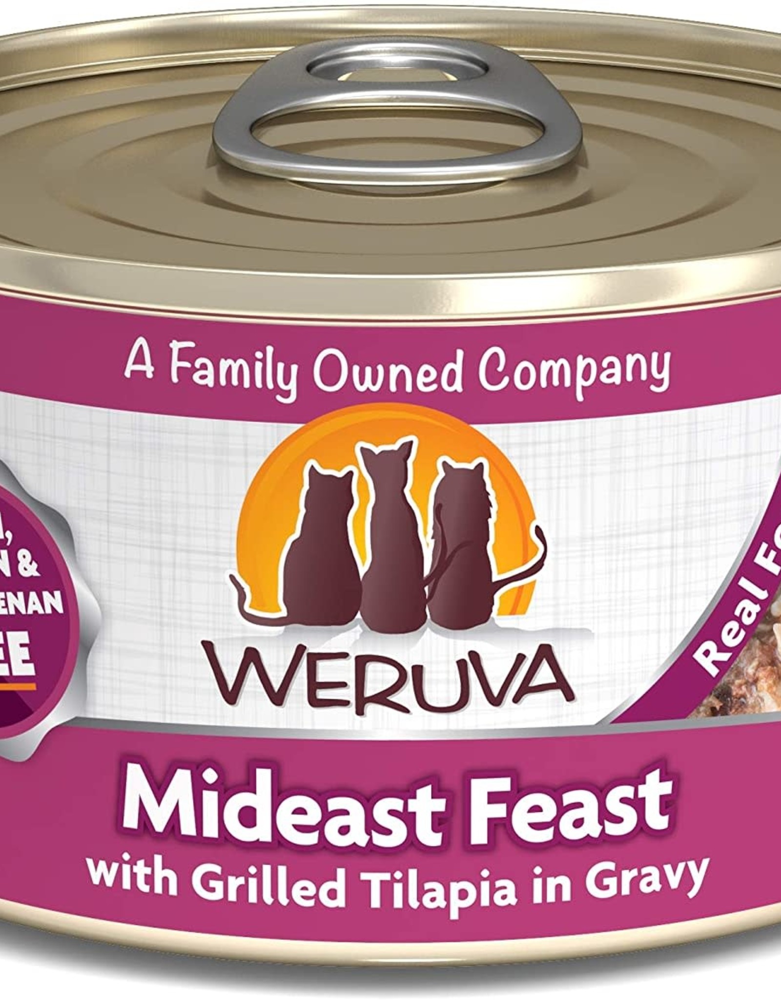 Weruva Weruva Mideast Feast With Grilled Tilapia In Gravy Grain-Free Canned Cat Food- 3 oz