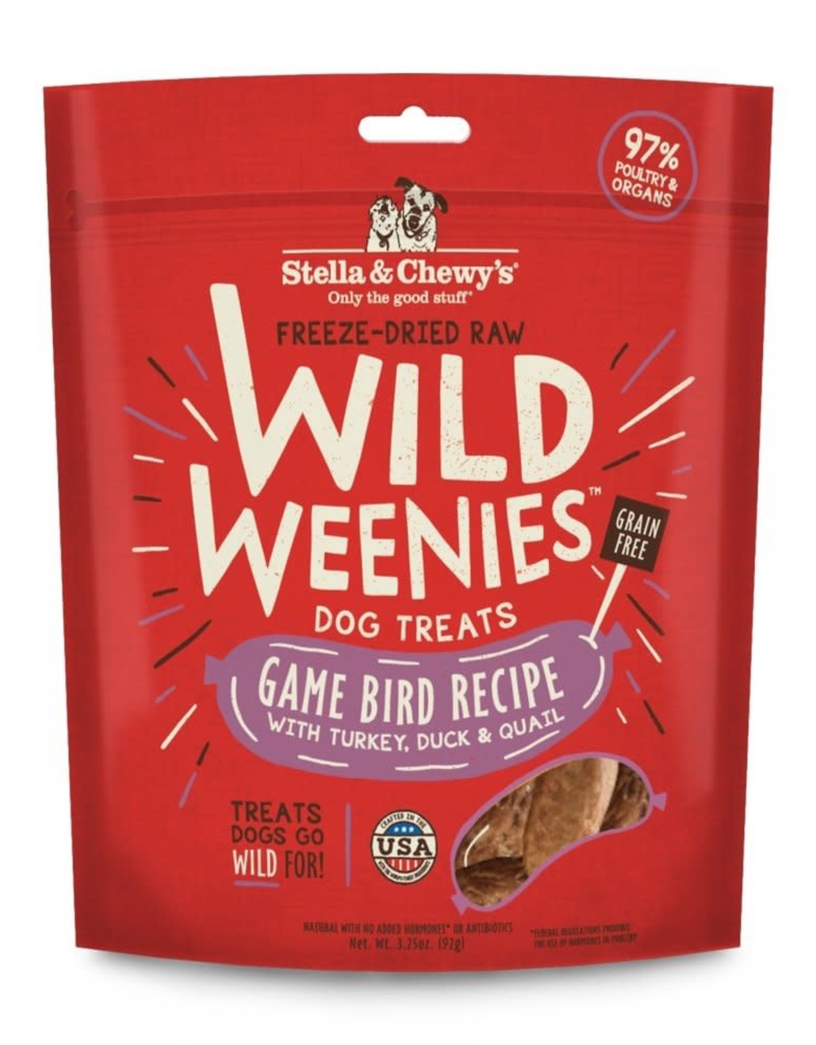 Stella & Chewy's Stella & Chewie's Wild Weenies Game Bird Recipe 3.25 oz